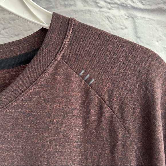 PREOWNED LULULEMON BROWN SHORT SLEEVE ATHLETIC TSHIRT MENS XL - Picture 2 of 6